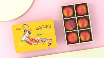 冀西生態(tài)園鮮桃產(chǎn)品包裝設(shè)計(jì)