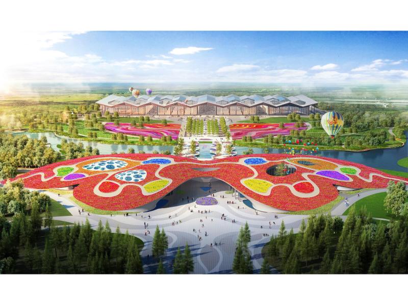 花海映崇明，盛事待君臨——倒計時307天，第十屆中國花博會即將綻放生態園