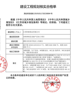 江蘇阿惠食品 匠心規劃，打造高標準鹵制肉制品及副產品加工項目